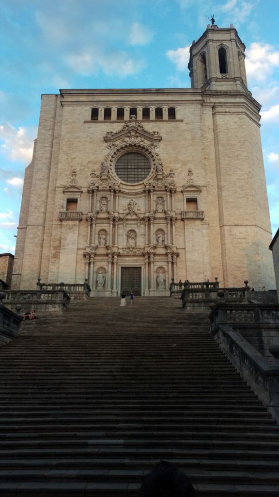 Girona Cathedral, cyclotourism
