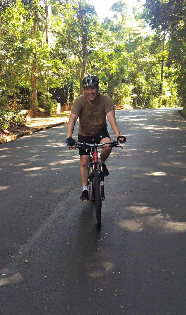 Alex cycling in Rio