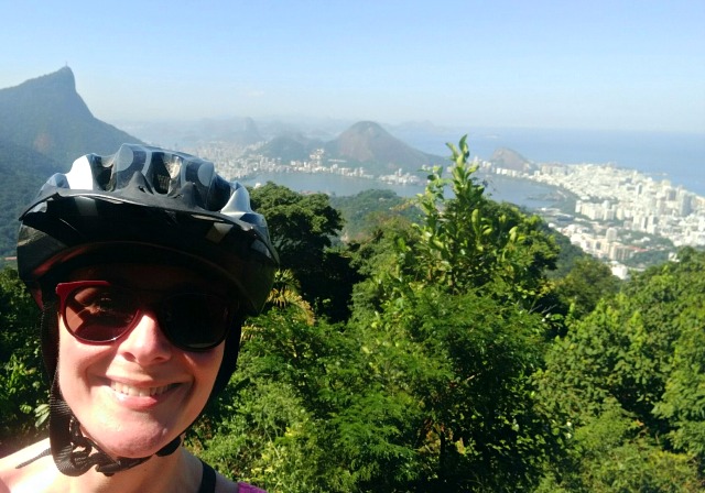 happiness cycling in Rio
